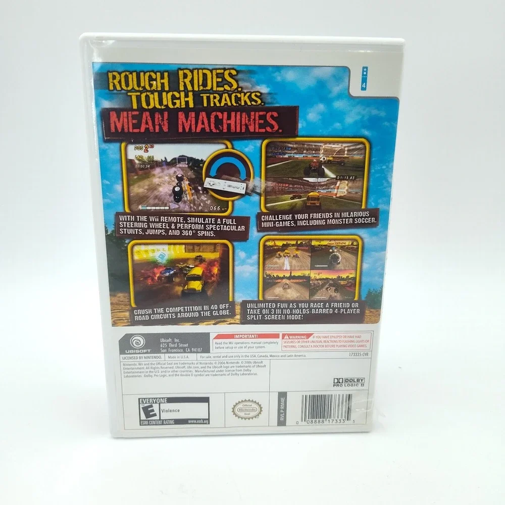 Monster 4X4‎ World Circuit Nintendo Wii 2006 SEE BB15.1GA873